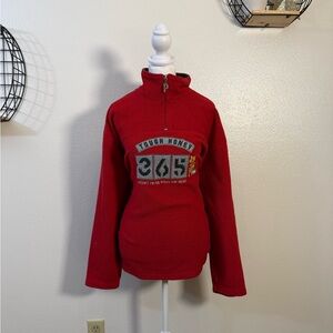Vintage disney Winnie the Pooh quarter zip sweater